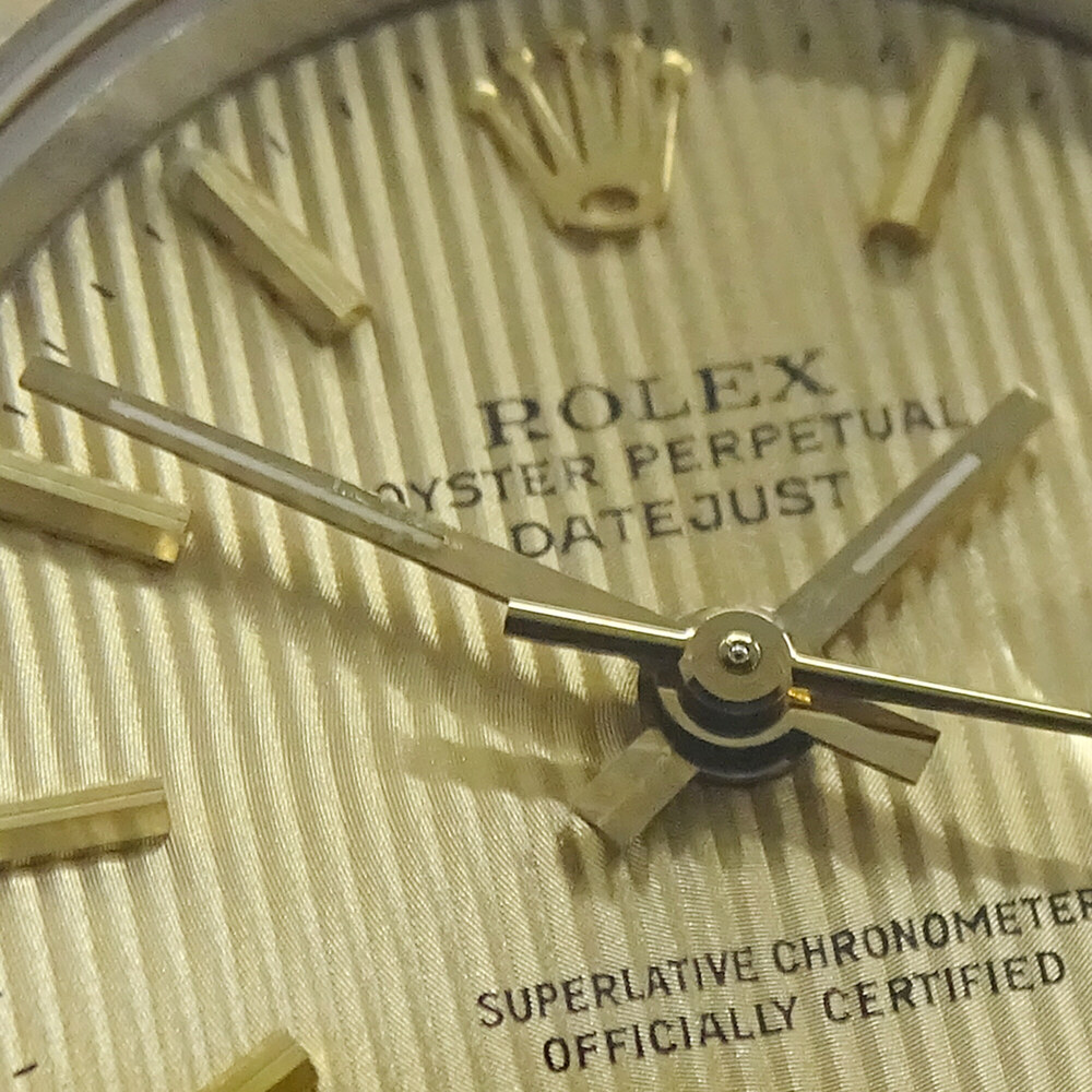 Rolex Datejust 69173 (R-serial number) Ladies' Watch, Champagne Tapestry, Aut... - Picture 13 of 16